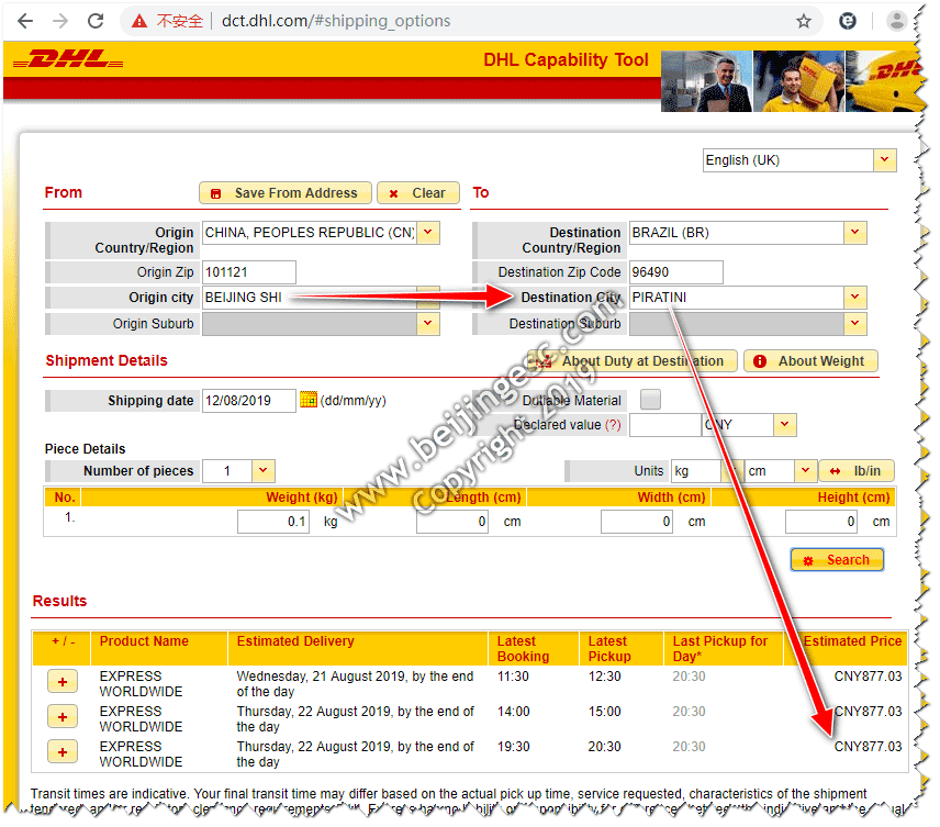 Shipping China Police Clearance Certificate to Piratini